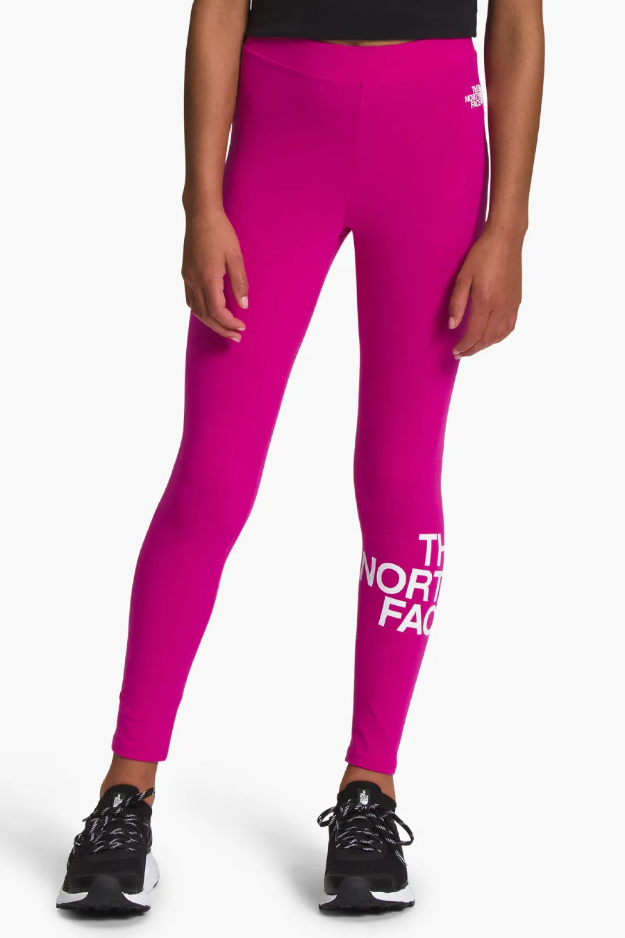 Girls Leggings North Face Basic Fuchsia Pink
