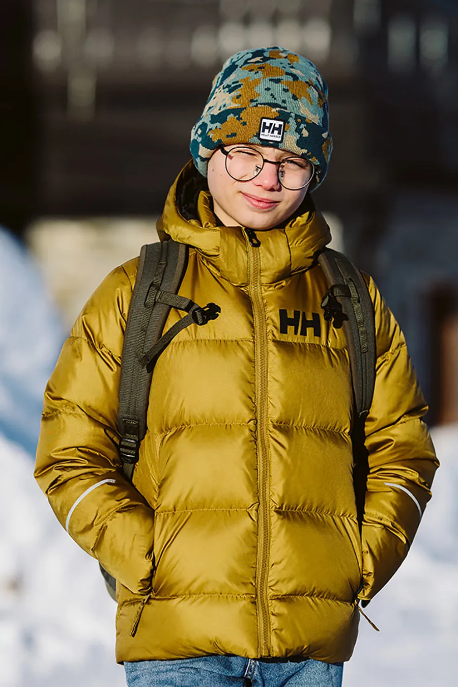 Kids Jacket Ski Helly Hansen Isfjord Down Ocean