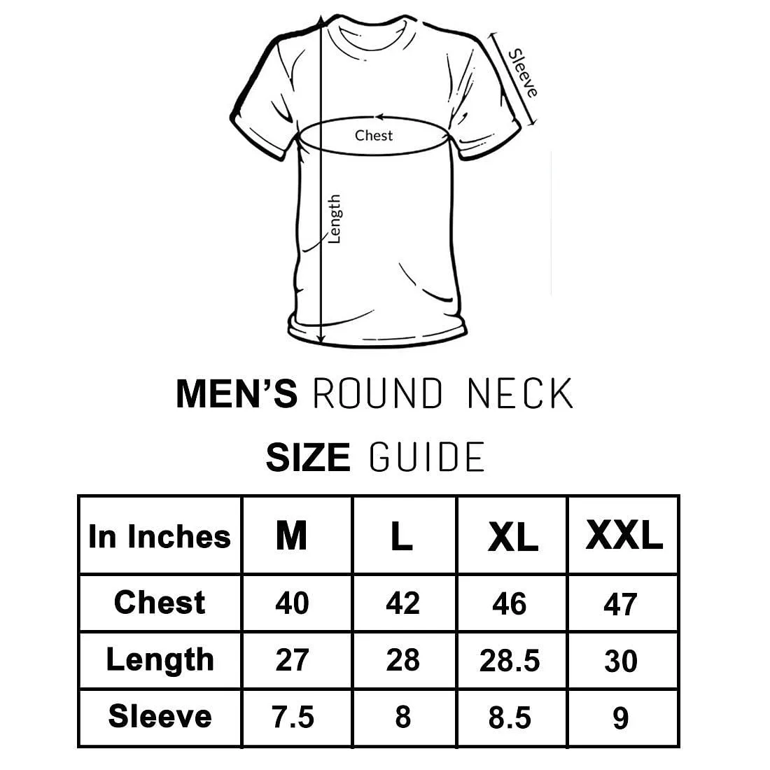 Nutcase Designer Round Neck Men's T-Shirt Wrinkle-Free Poly Cotton Tees - Sunday Morning