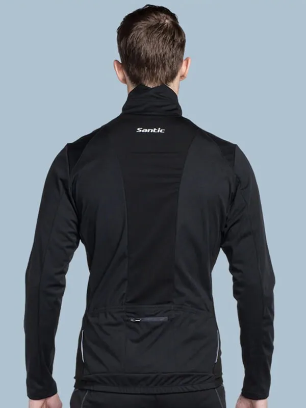 Stylish Warm Bike Jacket for Men with High Slit Pockets - SF0715