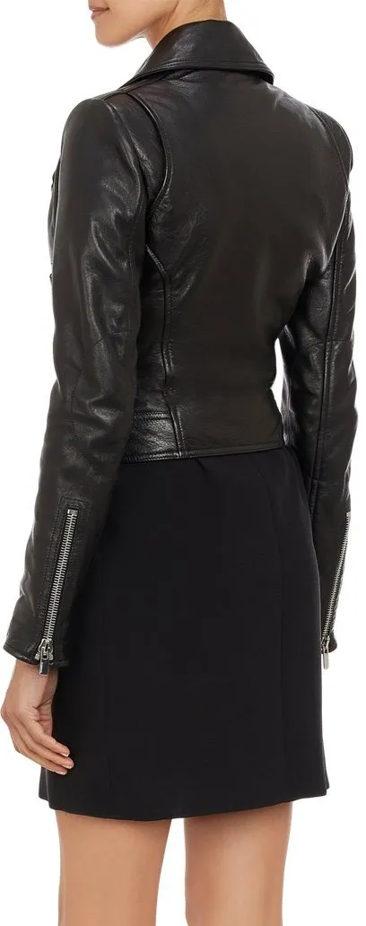 WOMEN REAL LEATHER BIKER FASHION JACKETS REAL LEATHER